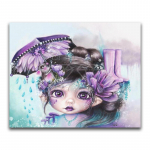 T&auml;ielik 5D teemantmaal, suure peaga t&uuml;druk, DIY teemanttikandid Teemantmosaiigist ristpistes komplektid Kodukaunistuse kingitus Round 20x30cm