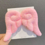 1 paar juuksen&otilde;elu Angel Wings Multifilm Armas pl&uuml;&uuml;s, libisemisvastane Bobby Pins Juukseklambrid Tangid Naistele T&uuml;drukutele Juukseaksessuaarid roosa