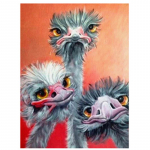 5D DIY Teemantmaal Moomiks Jaanalind Tikand Ristpistes 5D Kodukaunistuse kingitus Full Round 20x30CM