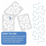 1Sead uus Free Motion Quilting Essential malli &otilde;mblusmasina teppimisjoonlaud