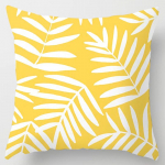Kaasaegne lihtne kollase lilleline padjap&uuml;&uuml;r Kodu Diivan Padi padja kate Nimmepadjap&uuml;&uuml;r Padjap&uuml;&uuml;r Padjapadja nimme ilma Padja s&uuml;damikuta 45*45cm 45x45cm