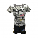Ensemble &eacute;t&eacute; Short + T-shirt enfant 4 ans hall
