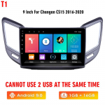 Icreative jaoks Changan CS15 2016-2020 2 DIN 9-tolline Carplay Android Car multimeediumipleier Autoraadio GPS-navigatsioon BT WIFI FM-peaseade