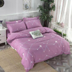 King-/queen-size/twin-voodilina, tekikate, padjap&uuml;&uuml;r Kolmeosaline komplekt/neljaosaline komplekt Paksu puuvillaga magamistuba Lihtne voodipesu kvaliteetne 1.2m-150*200cm