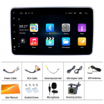 REAKOSOUND Android 11 autoraadio 1 Din 10 tolline p&ouml;&ouml;ratav 360 CarPlay GPS-m&auml;ngija video multimeediumipleieri juhtimine 4-tuumalise universaalse autostereo jaoks 360C mic 12LED