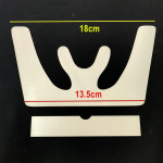 Hambaortodontiline oklusaalne &uuml;lal&otilde;uavalu l&otilde;ualuu Fox Plane Plate 3D t&uuml;&uuml;pi t&auml;ielik protees hammaste valgendamiseks 1 set A