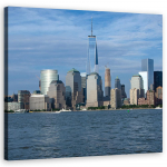 L&otilde;uenditr&uuml;kk New Yorgi linnahoone 30x30 sinine