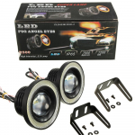 ŚWIATŁA DRL COB LED dzienne angel eye, średnia 6,5cm