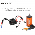 GoolRC Uuendatud Veekindel 3660 3300KV Harjadeta Mootor koos 60A ESC Kombosetiga 1/10 RC Autole Veoautole