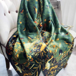 180*90cm Luksuslik br&auml;nd Naiste suvised siidist sallid Sall Daamim&auml;his Pehme naissoost Euroopa Disainer Beach Bandanna 90*180cm