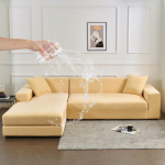 Veekindlad pinnasev&auml;rvi diivanikatted elastsed tolmukindlad lemmikloomadele lastele nurgadiivani katted s&ouml;&ouml;gitoale k&ouml;&ouml;gile hotelli bankettidele 3 seater (195-230cm) beež