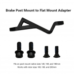 Piduriadapter 20 mm alumiiniumsulamist jalgratas 4 poldiga