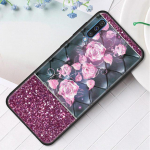 Rose Pink Purple Bling mustriga &uuml;mbris Samsung Galaxy A50 A70 A10 A20e A30 A40 A20s A10s A10e A80 A90 A60 A30s kaanekest For Samsung A50