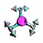 K&auml;sivurr Dekoratiivne &auml;revusvastane mitmev&auml;rviline metallist vikerkaarekujuline vurr kontorisse 43