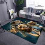 3D loomaprint vaip laste m&auml;ngutuba vaip elutuba magamistuba libisemisvastane vaip pildistamine rekvisiidid kingitus s&uuml;nnip&auml;evaks kingitus 40x60cm