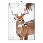 Rohi Pilliroog Seeder Seinakunst L&otilde;uend Maali K&uuml;la Tee Talvine Mets Plakatid V&auml;ljatr&uuml;kid Pildid Elavad j&otilde;ulud Kodukaunistus Ilma raamita 21*30cm