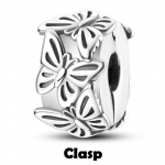 Turvakett Klamber 925 Sterling Silver Cz Pave Clip Charms Daisy Beads Fit Kaelakee K&auml;ev&otilde;ru Ehted Naistele