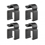 4 TK aluse kaabliklambrid 6 * 2 * 1 cm must kaabliklamber