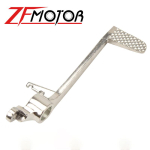 Mootorratta alumiiniumist tagumine piduripedaal, k&auml;iguvahetuspedaal, k&auml;iguvahetaja, jalatugi, pedaal YAMAHA YZF1000 R1 2004 2005 2006 2007 jaoks Brake Lever white