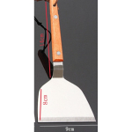 Cooking Tool Heat Resistance Stainless Steel Turners Spatula Scraper Wooden Handle utensilios de cozinha pizza beef steak helehall v&auml;rv