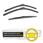 3 TK Chevrolet Cruze luukp&auml;ra J300 2008-2014 24 18 14 eesmised tagumised klaasipuhasti harjad esiklaas esiklaasi aknal&otilde;ikuri tarvikud 2012 2013 2014