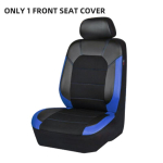 Veekindlad istmekatted auto PU-nahast katted universaalsed turvapadjaga &uuml;hilduvad automaatse istmekaitsega sisetarvikud sobivad enamikule PQ118-1SeatBlack black