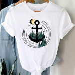 (Aasia suurus) Naiste tr&uuml;kiga T-s&auml;rk liblikate ja kirjaga 90ndate stiilis armas magus topp riietus vabaaja l&uuml;hikeste varrukatega moekas T-s&auml;rk daam naine graafiline T-s&auml;rk S