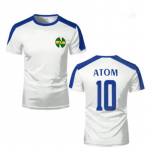 Ts&auml;rgid Anime Kapten Tsubasa Ozora Tsubasa 3D Prindiga T&auml;navar&otilde;ivad Poiss T&uuml;druk Vabaaja Mood Suure O-kaelusega Ts&auml;rgid Laste T-s&auml;rk Topid 120