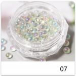 Crystal Nail Charm Valge Rhinestones Mull Kalliskivid Kivid Decor Nail Art Manik&uuml;&uuml;r