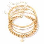 2023 S&otilde;brale kingitus Helmestega K&auml;ev&otilde;ru Mitmek&uuml;lgne paaripeo ehted Lihtne kuldne Luksuslik K&auml;ev&otilde;ru Mood Suvine Rand Naiste jalakett Madu Luukett kuld