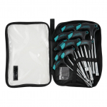 PENGGONG 11 tk meetrilise T-kujulise k&auml;epideme pesa mutriv&otilde;ti CRV multifunktsionaalne torukujuline mutriv&otilde;ti kuuskant 11 Pcs must