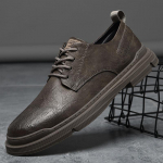 Meeste vabaajajalatsid Nahk Mood Meeste tossud Hingavad meeste kingad Mokassiinid Luksusbr&auml;nd Meeste nahkjalatsid 38 must