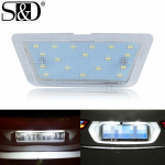 1tk valge LED numbrim&auml;rgi tuli veavaba Canbus lamp Opel Astra G sedaanile 1998-2004 1999 2000 2001 2002 2003