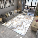 Nordic Light Luxury Marmor elutuba Vaip Magamistuba Abstraktsed Voodivaibad R&otilde;du K&ouml;&ouml;k Vannituba Libisemiskindlad Vaibad Verandamatt 150x220cm