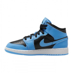 Air Jordan 1 Mid GS University Blue Black Laste tossud Valge DQ8423-401 36.5
