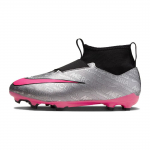 Nike Zoom Mercurial Superfly 9 Academy FG MG GS 25. aastap&auml;eva pakett Laste tossud H&otilde;bedane metallik-H&otilde;bedane Must FJ2032-060 38