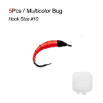 5 tk / kasti kunstlik putukapeibutis, uss/sipelgas/mesilane/koi/viga forellip&uuml;&uuml;giks Worm/5Pcs