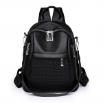 Seljakott Naiste &otilde;pilaste koolikott Nahast seljakott Naiste reisikott must