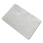 P&otilde;randamatt &uuml;liimav Diatomiga mudavannimatt, libisemiskindel kiiresti kuivav uksevaip kodu vannitoa kaunistamiseks hall/valge