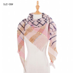 S&uuml;gistalvine ruuduline sall Naiste kolmnurkr&auml;tt SJ2-02#