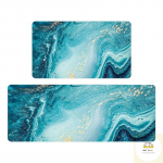 Luksuslik sinisest marmorist k&ouml;&ouml;gimatt Pehme paksendatud k&ouml;&ouml;gimatt Veekindel libisemiskindel &otilde;likindel p&otilde;randamatt 40x60cm/15.7x23.6 Inches