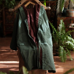 Johnature naiste vintage kapuutsiga talveparkid lahtised pikkade varrukatega side ja puuvillased mantlid, taskud, pargid One Size roheline