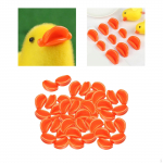 50 t&uuml;kki pardi nokk DIY nukk k&auml;sit&ouml;&ouml;, m&auml;nguasjade valmistamise tarvikud kummi jaoks 42MM