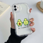 Samsung Galaxy A25 iPhone 15 jaoks Xiaomi Poco X6 Pro Redmi 12c Huawei Honor 90 telefoni&uuml;mbrised NY8 Delicious Avokaadokunsti eksklusiivne Kreemmustriline pehme &uuml;mbris Redmi Note 11T Pro Plus puhas