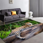 Leopard Tiger Lion Cat libisemiskindlad vaibad Suured mativaibad elutuppa Mugavad vaibad Pehme p&otilde;randamati vaibad magamistoas 100x150cm