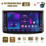 icreative 2Din Androidi autostereo raadio Chevrolet Aveo 2006-2012 jaoks koos nupunupuga Multimeedia videopleier, GPS-navigeerimine 1+16 GB 1+16GB