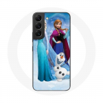 Coque maniacase pour Samsung Galaxy S21 FE La Reine Des Neiges Elsa Anna Olaf