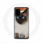 &Uuml;mbris Samsung Galaxy S11 Plus Siiami mustvalgetele sinistele silmadele