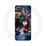 Coque pour Oppo A93 Tanjiro Nezuko et Inosuke Slayer Kimetsu no Yaiba Manga