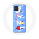 Coque pour Samsung Galaxy A71 BTS Bangtan Sonyeondan BT21 Van Tata Chimmy Cooky Rj Koya Shooky Et Mang